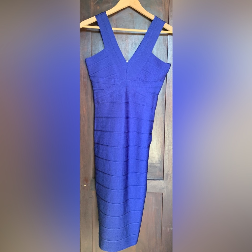 Love at first sight Blue spandex Dress